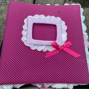Pink polkadots photo album
